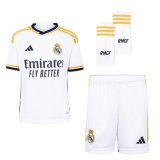 23-24 Real Madrid Home Kids Full Kit