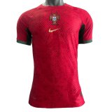 2022 Portugal Red Training Jersey (Player Version)