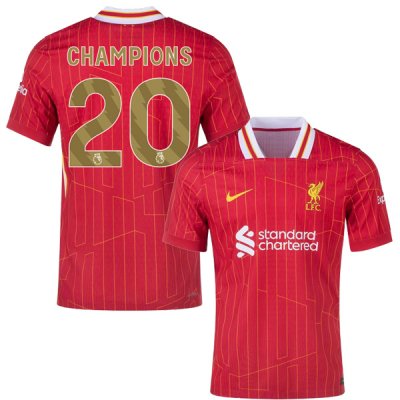 24-25 Liverpool Home Jersey Champions #20 (Player Version)