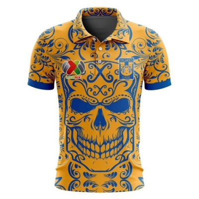 23-24 Tigres UANL Day Of Dead Polo Shirt