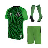 22-23 Everton Green Goalkeeper Jersey Kids Full Kit
