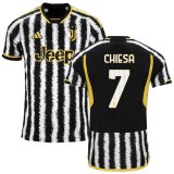 23-24 Juventus Home Jersey CHIESA 7 Printing