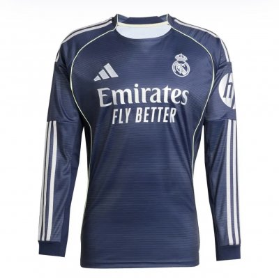 25-26 Real Madrid Away Long Sleeve Jersey