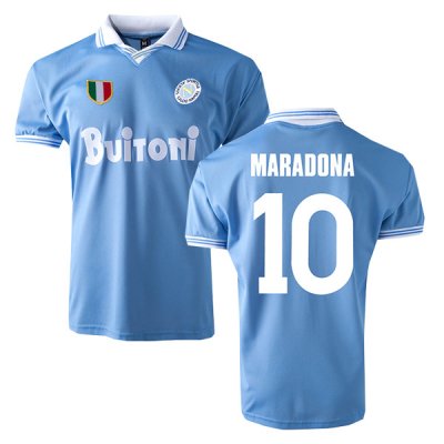 1986-1987 Napoli Home Retro Shirt MARADONA 10