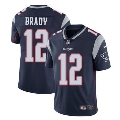 NFL New England Patriots Tom Brady #12 Dark Blue