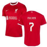 23-24 Liverpool Home Jersey MILNER 7 Cup Print