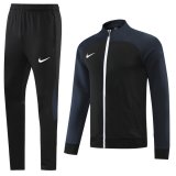 22-23 NK NJ01 Black Full Zip Tracksuit