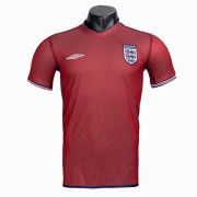 2002 World Cup England Away Red Retro Soccer Jersey Shirt