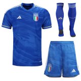 23-24 Italy Home Jersey Men Full Kit