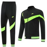 22-23 NK NJ05 Black&FLuorescent green Full Zip Tracksuit