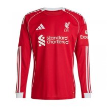 25-26 Liverpool Home Long Sleeve Jersey