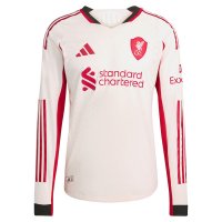 25-26 Liverpool Away Authentic Long Sleeve Jersey (Player Version)