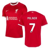 23-24 Liverpool Home Jersey MILNER 7 EPL Print