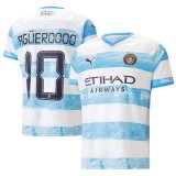 22-23 Manchester City 93 :20 Anniversary AGÜEROOOO #10 Jersey