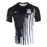 22-23 Corinthians Black Pre Match Trainning Jersey