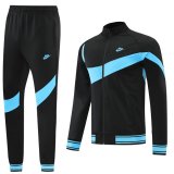 22-23 NK NJ05 Black&Lake Blue Full Zip Tracksuit