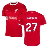 23-24 Liverpool Home Jersey DARWIN 27 EPL Print