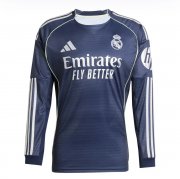 25-26 Real Madrid Away Long Sleeve Jersey