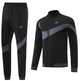 22-23 NK NJ05 Black&Grey Full Zip Tracksuit