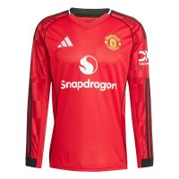 25-26 Manchester United Home Long Sleeve Jersey