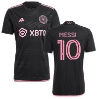 2023 Inter Miami Black Jersey Messi 10 Print
