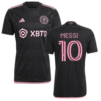 2023 Inter Miami Black Jersey Messi 10 Print