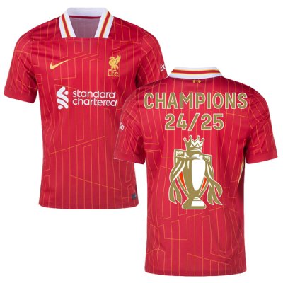 24-25 Liverpool Home Jersey Champions Cup Print
