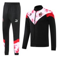 22-23 AC Milan Black&Grey Full Zip Trackusit