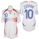 2006 World Cup Final France Away Retro Jersey ZIDNAE #10 Shirt