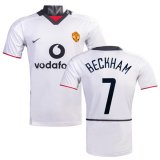 2002-2003 Manchester United Away Retro Jersey UCL Beckham #7