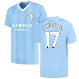 23-24 Manchester City Home Jersey DE BRUYNE 17 Printing