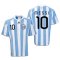 2010 Argentina Home Retro Jersey