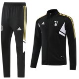 22-23 Juventus Black Full Zip Tracksuit