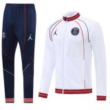 22-23 PSG White Jordan Full Zip Trackusit