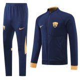 22-23 Pumas UNAM Navy Full Zip Tracksuit