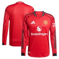 25-26 Manchester United Home LS Jersey (Player Version)
