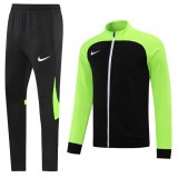 22-23 NK NJ01 Black&Green Full Zip Tracksuit