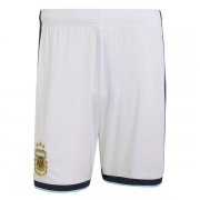 2026 Argentina Home Soccer Shorts White
