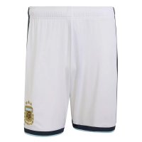 2026 Argentina Home Soccer Shorts White