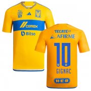 23-24 Tigres UANL Home Jersey Print GIGNAC #10