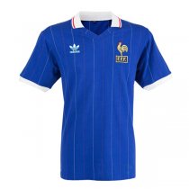 1982 France Home Retro Jersey Shirt