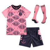 22-23 Everton Away Jersey Kids Full Kit