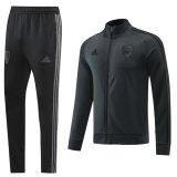 22-23 Arsenal Dark Gray Full Zip Tracksuit
