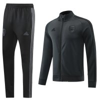 22-23 Arsenal Dark Gray Full Zip Tracksuit