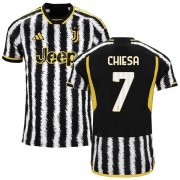 23-24 Juventus Home Jersey CHIESA 7 Printing