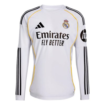 25-26 Real Madrid Home Long Sleeve Jersey