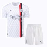 23-24 AC Milan Away Jersey Men Kit